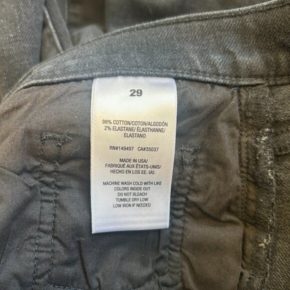 FAVORITE DAUGHTER Valentina Super High Rise Tower Jeans in Black Women's Size 29 - Picture 10 of 13